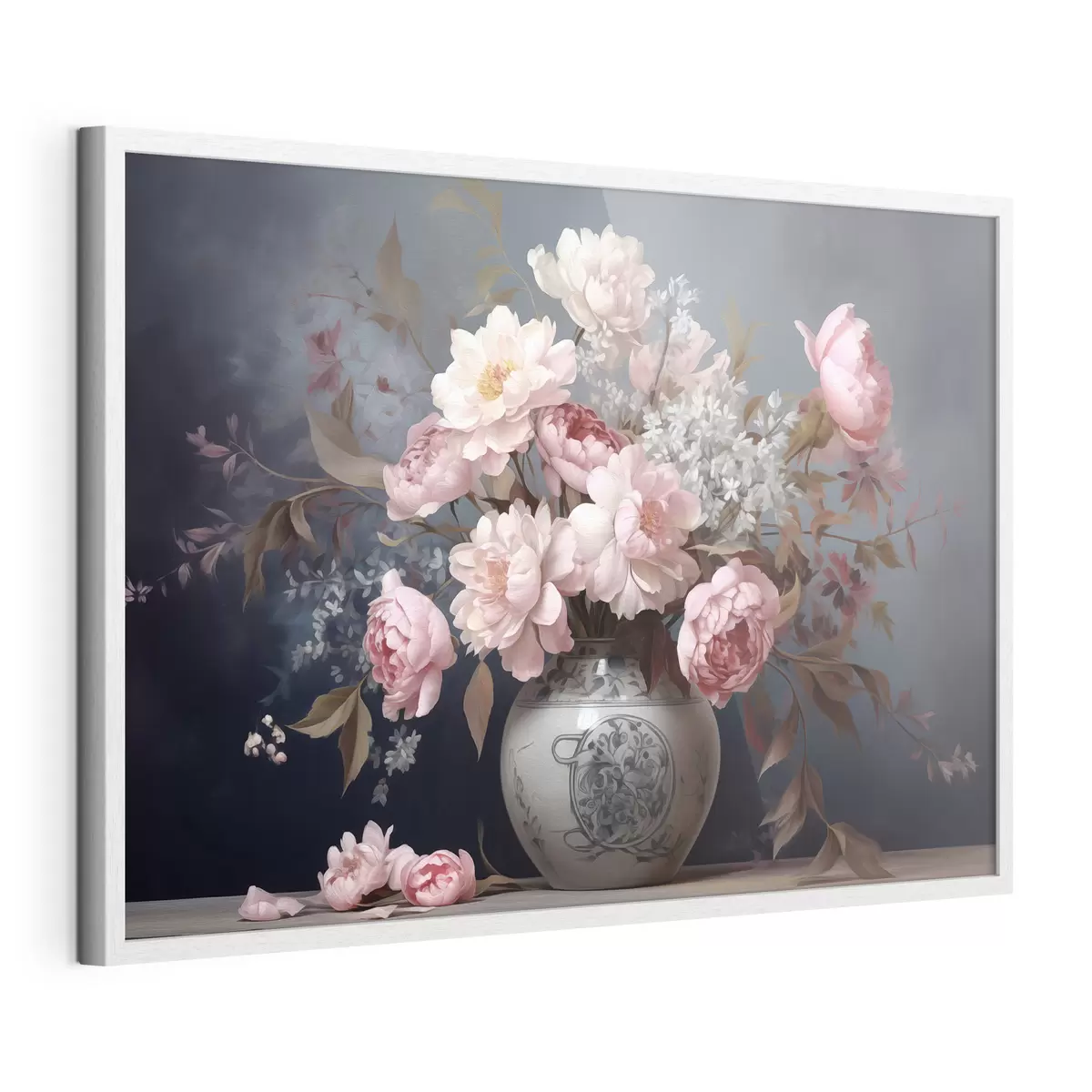 Poster Vintage-Vase mit Blumen f43038