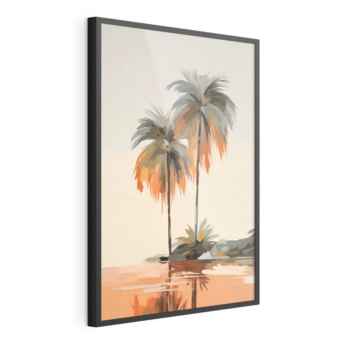 Poster Palmen und Erinnerung f43230