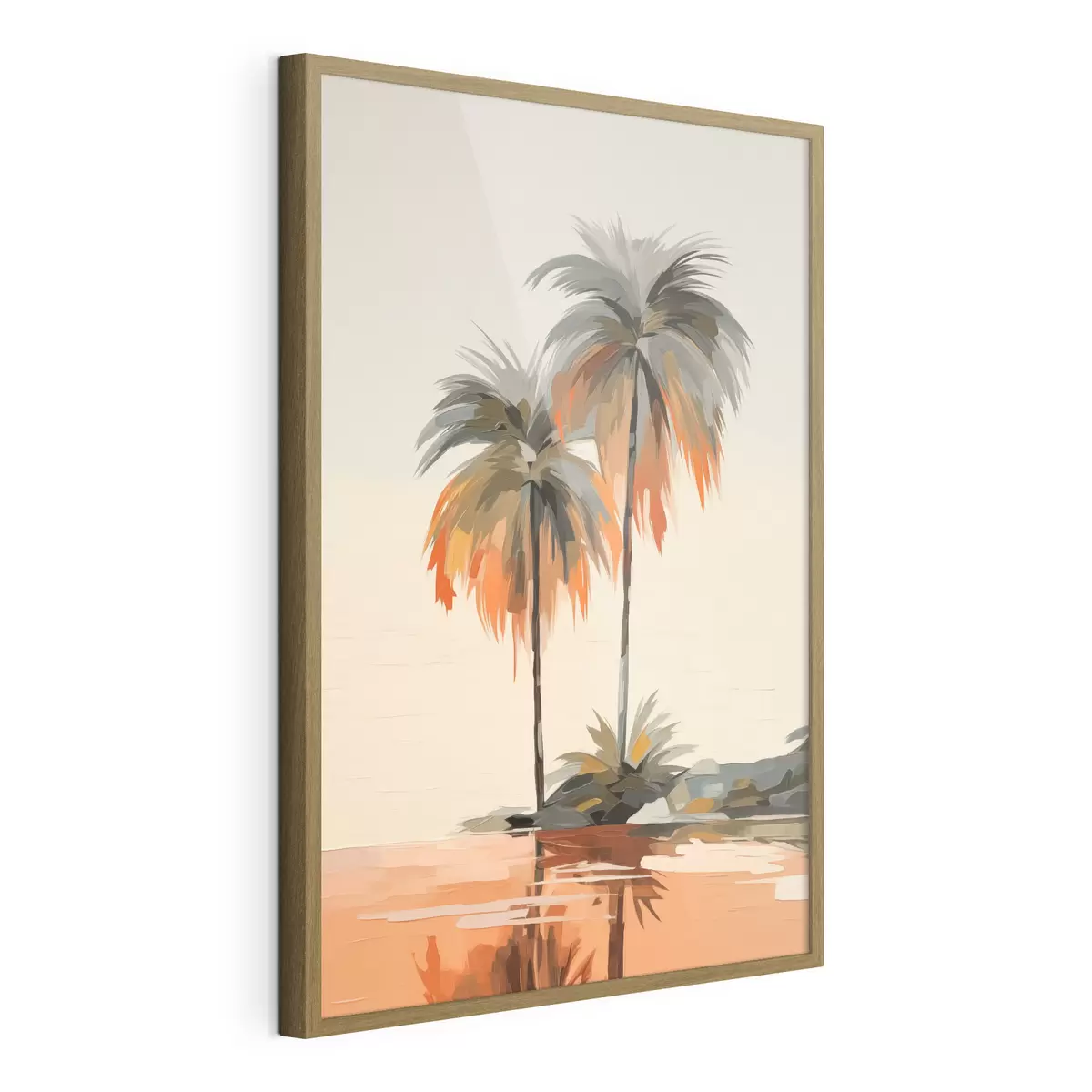Poster Palmen und Erinnerung f43230