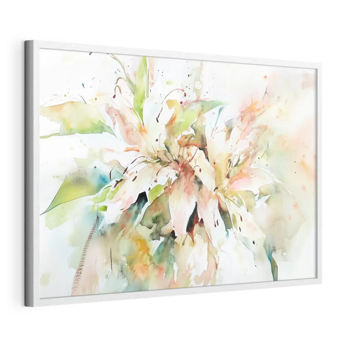 Poster Abstrakte Zeichnung von Blumen f43298
