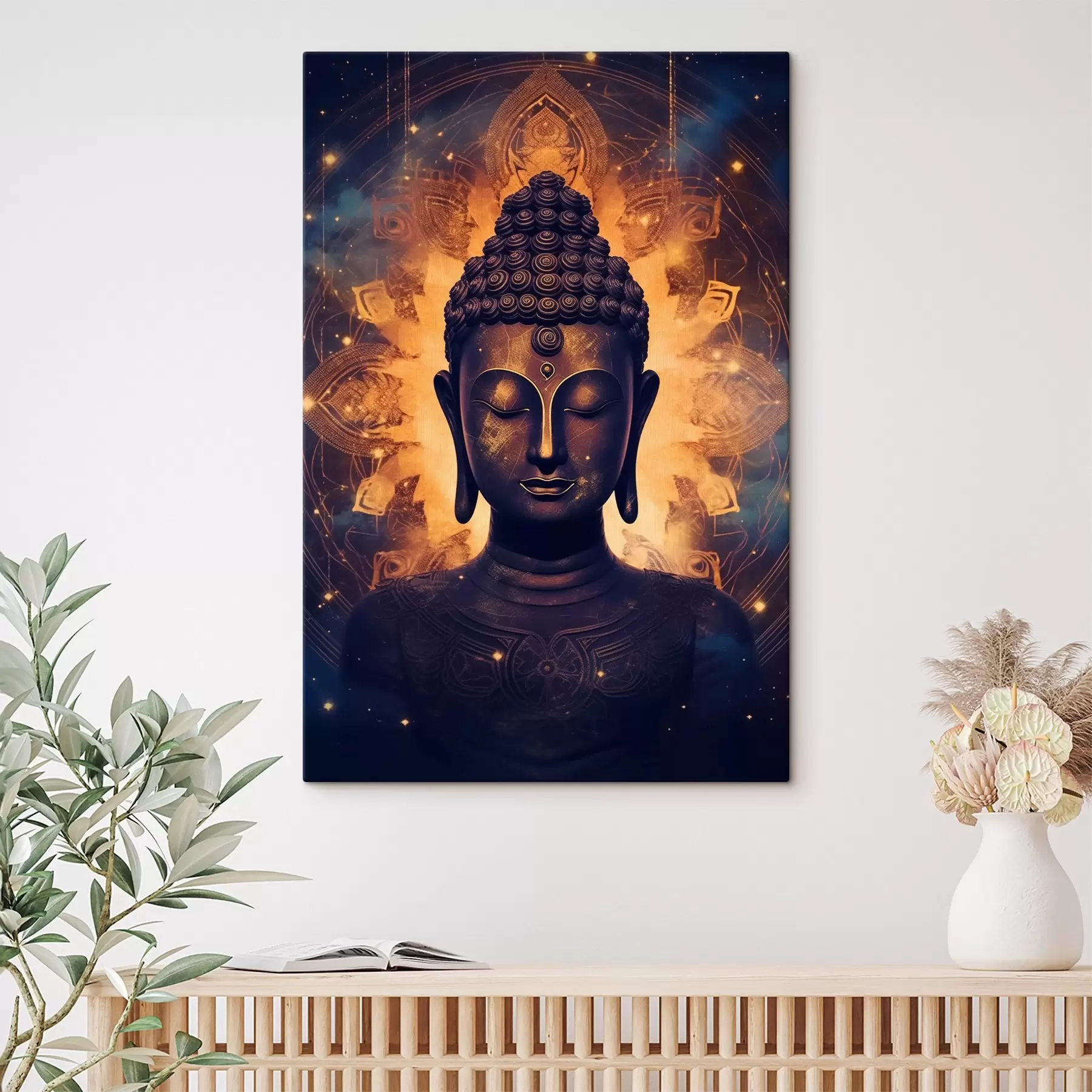 Fototapete Buddha in der Strahlkraft der Energie s43276