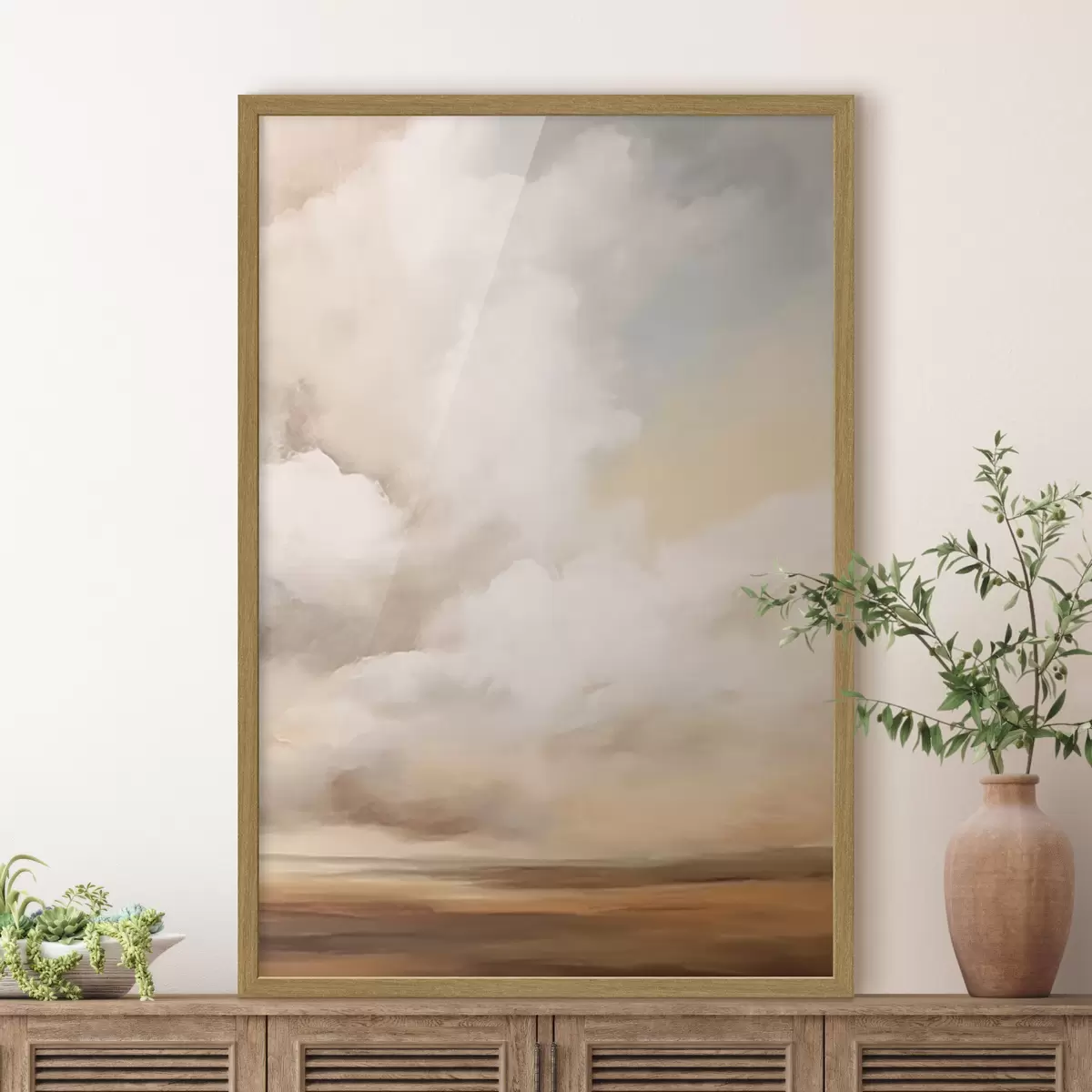 Poster Landschaft mit Wolken f43270