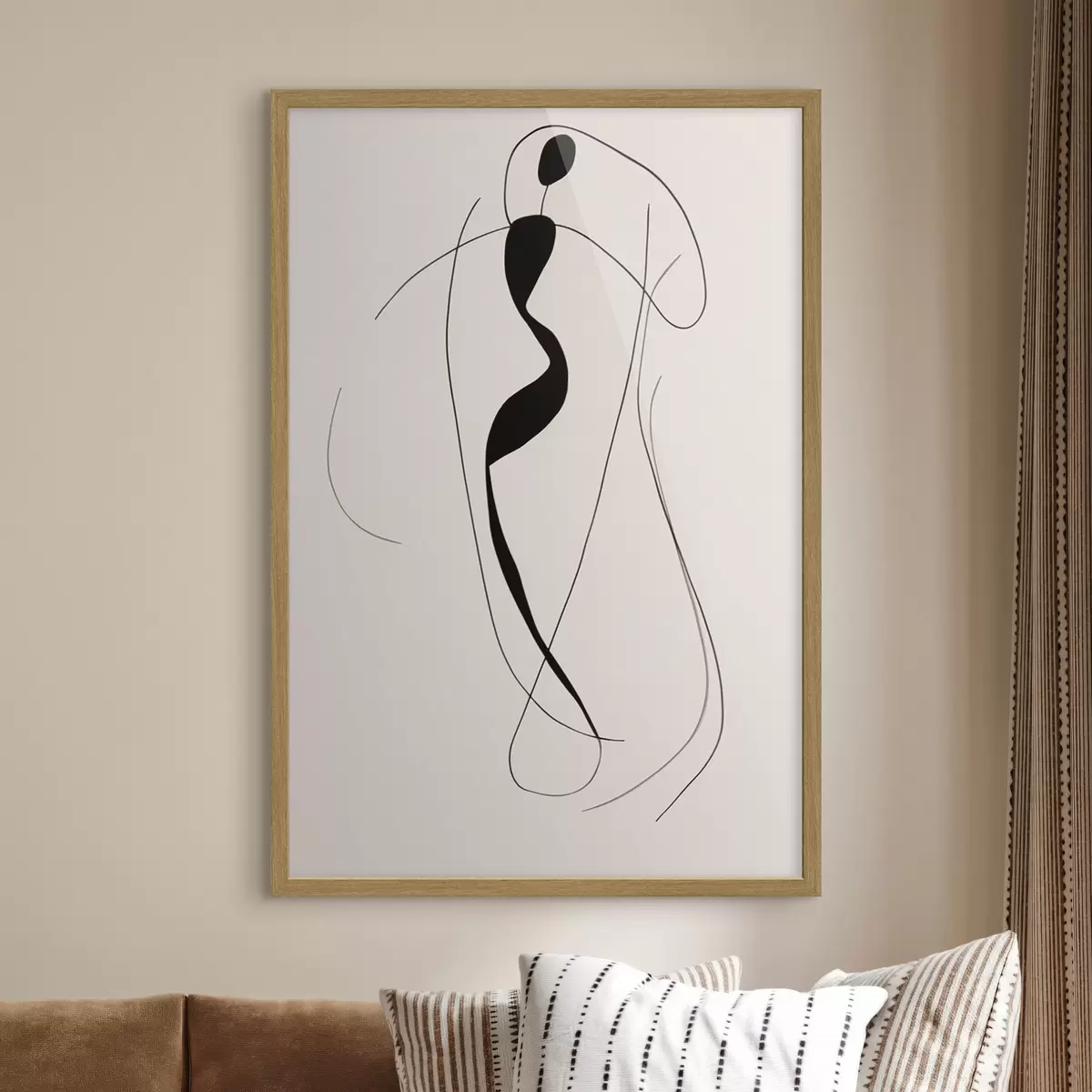 Poster Minimalistische abstrakte Silhouette f43274