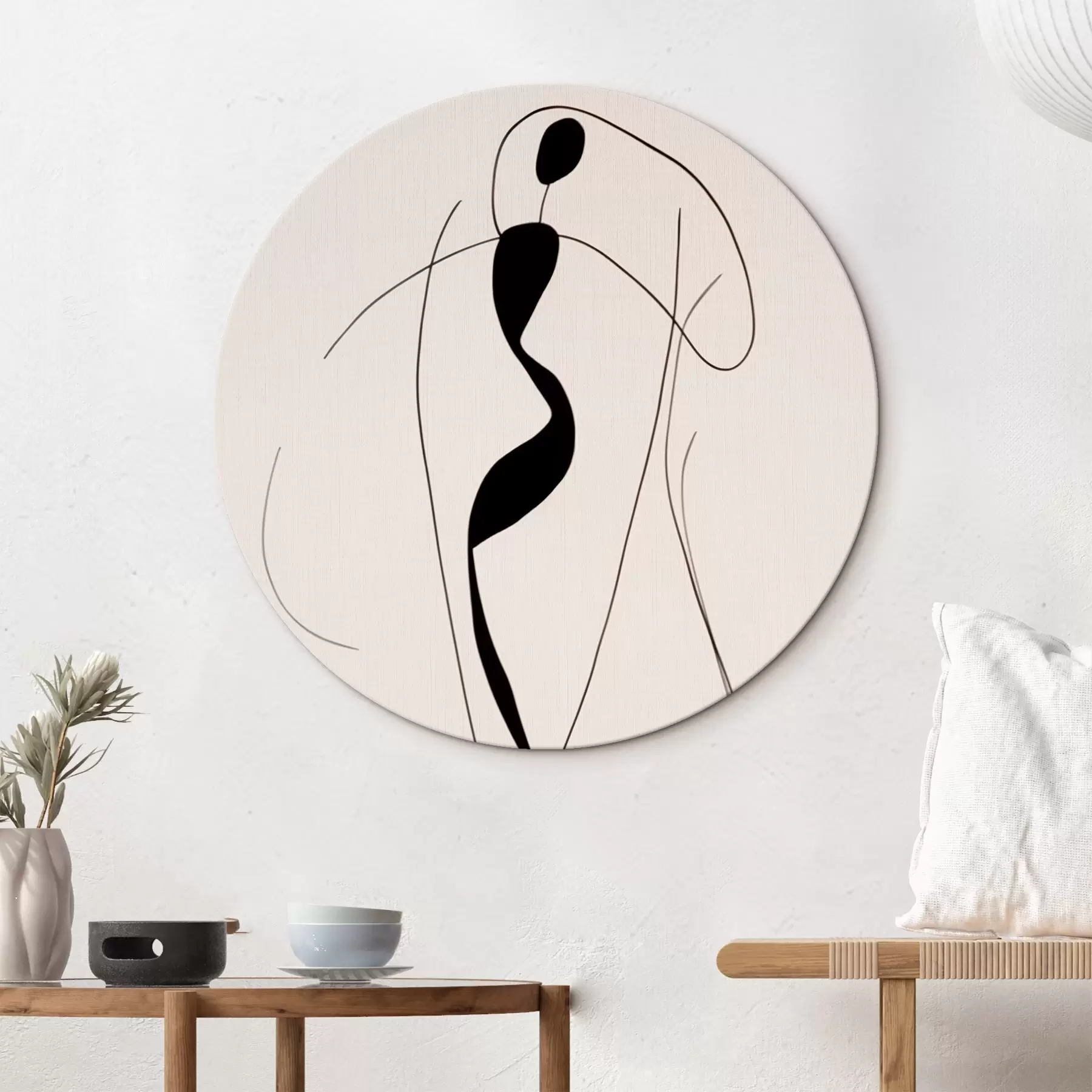 Fototapete Minimalistische abstrakte Silhouette r43274