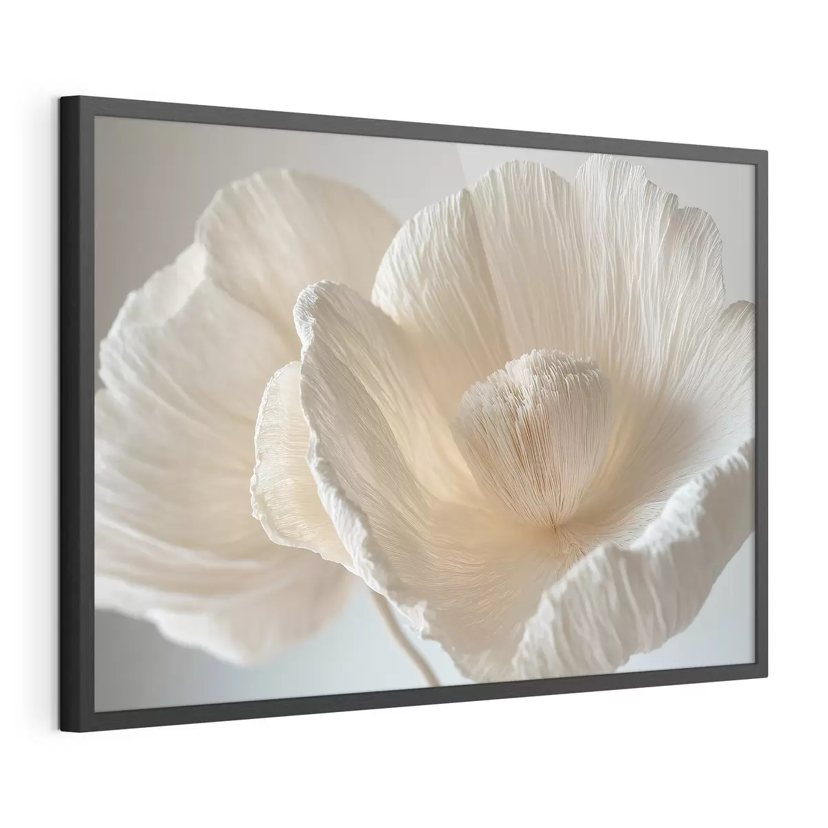 Poster Große beige Blume f43332