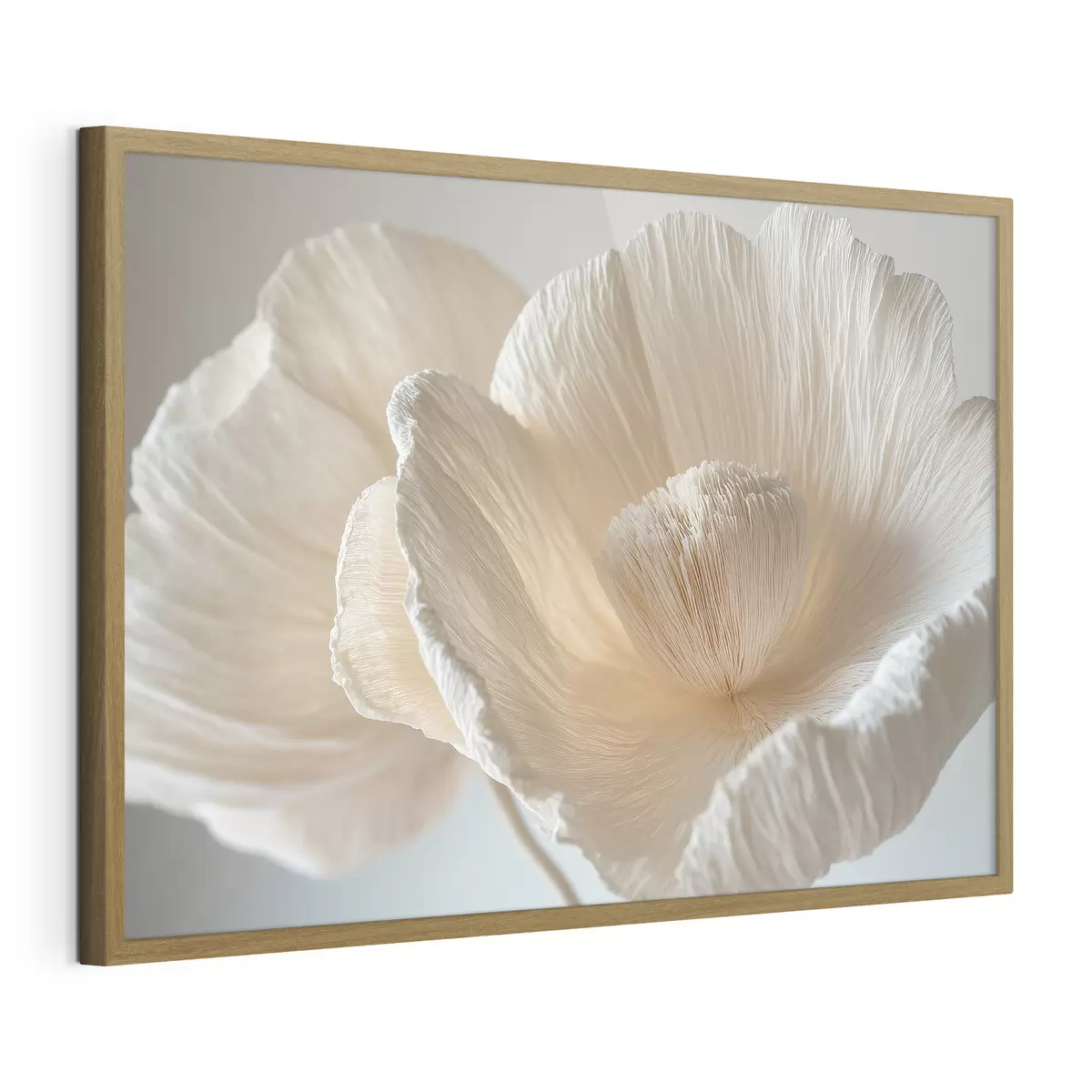 Poster Große beige Blume f43332