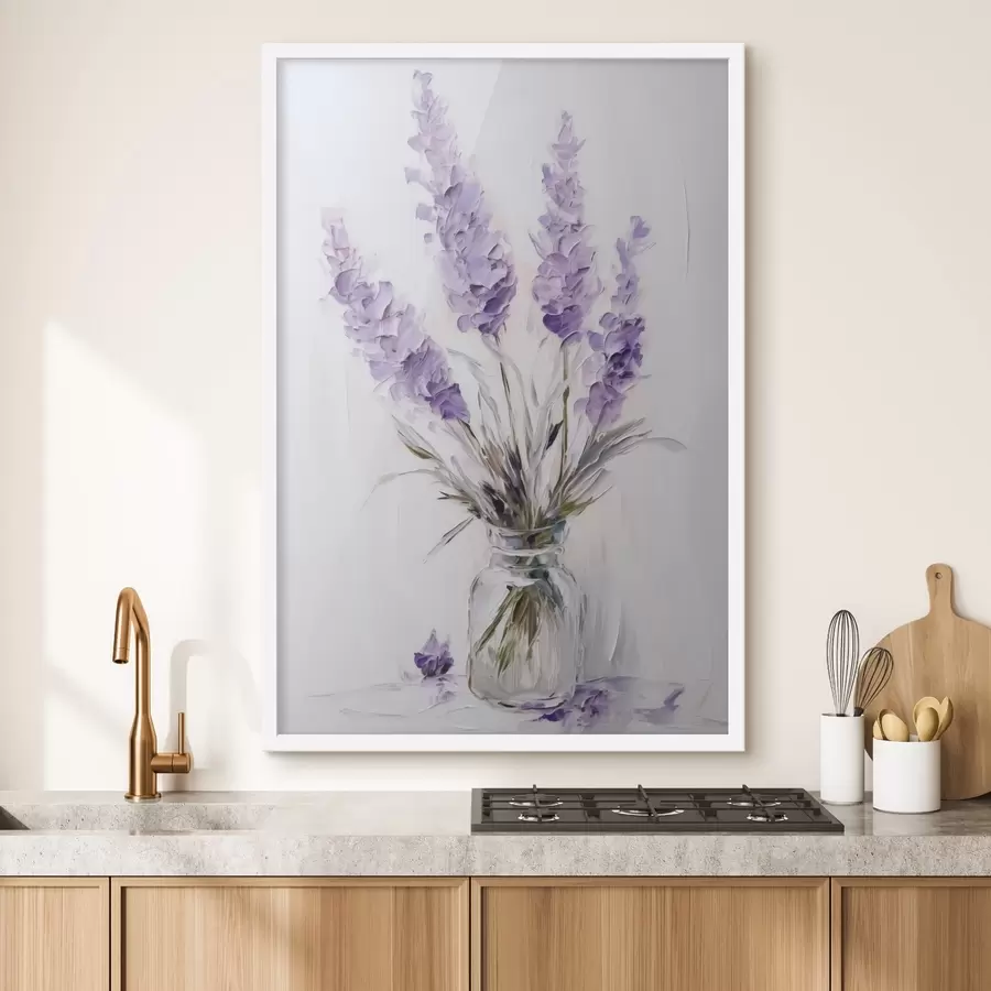 Fototapete Helle Blumen Nachahmung Malerei f43344
