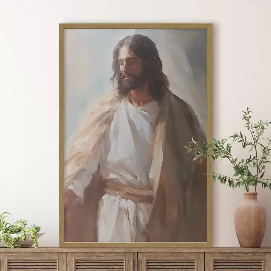 Fototapete Jesus-Imitation Gemälde f43345