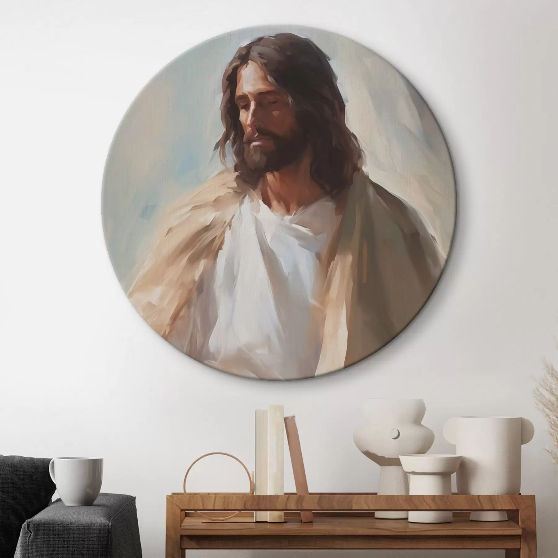 Fototapete Jesus-Imitation Gemälde r43345