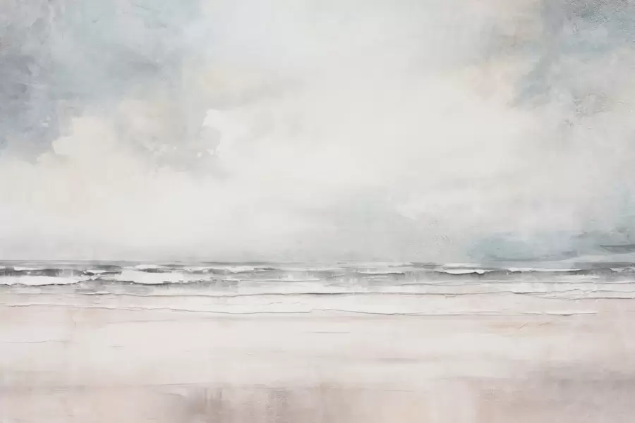 Fototapete Abstrakter Horizont von Himmel und Meer treffen aufeinander w03441