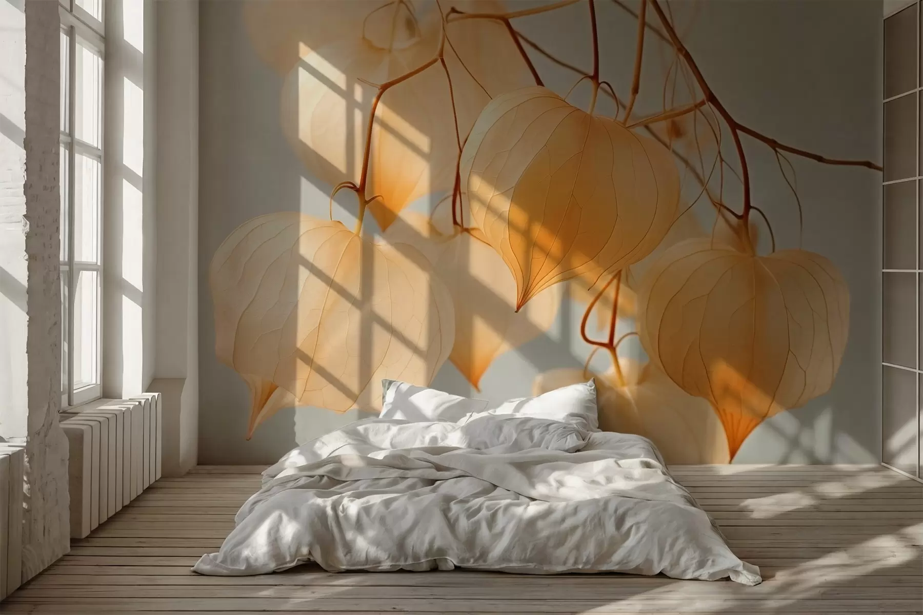 Fototapete Physalis Nachahmung Aquarell w03466