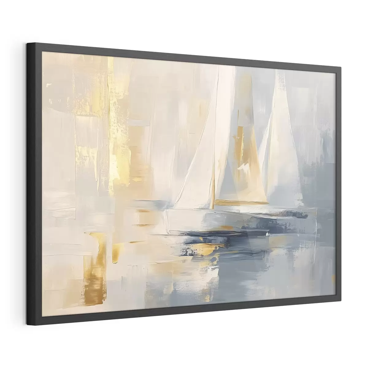 Poster Segel in blassem Gold f43500