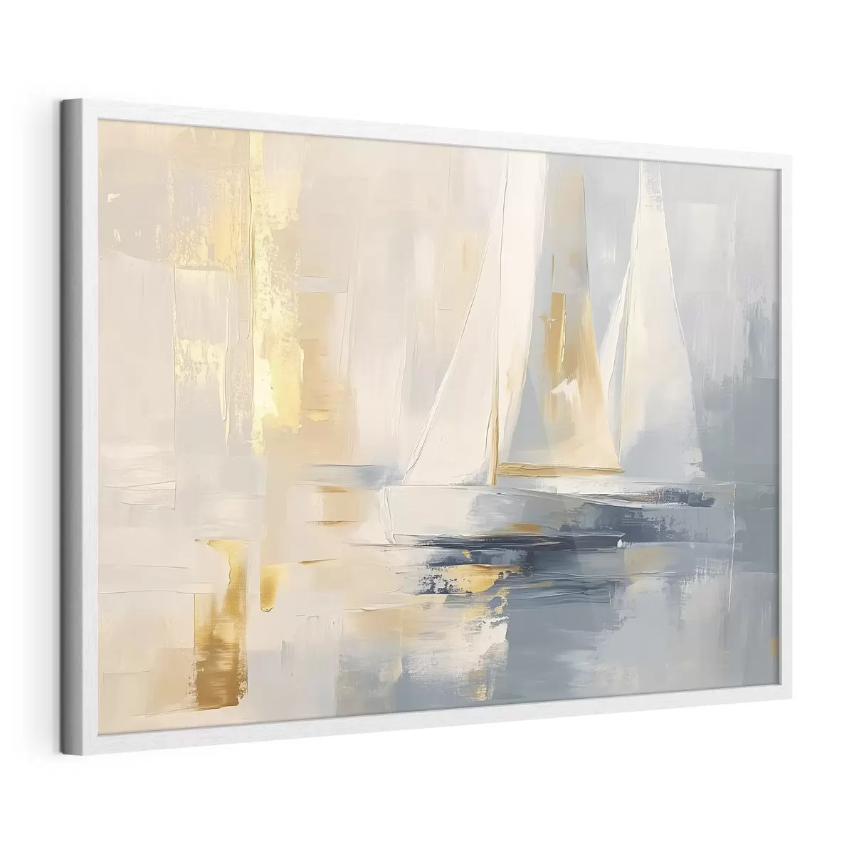 Poster Segel in blassem Gold f43500