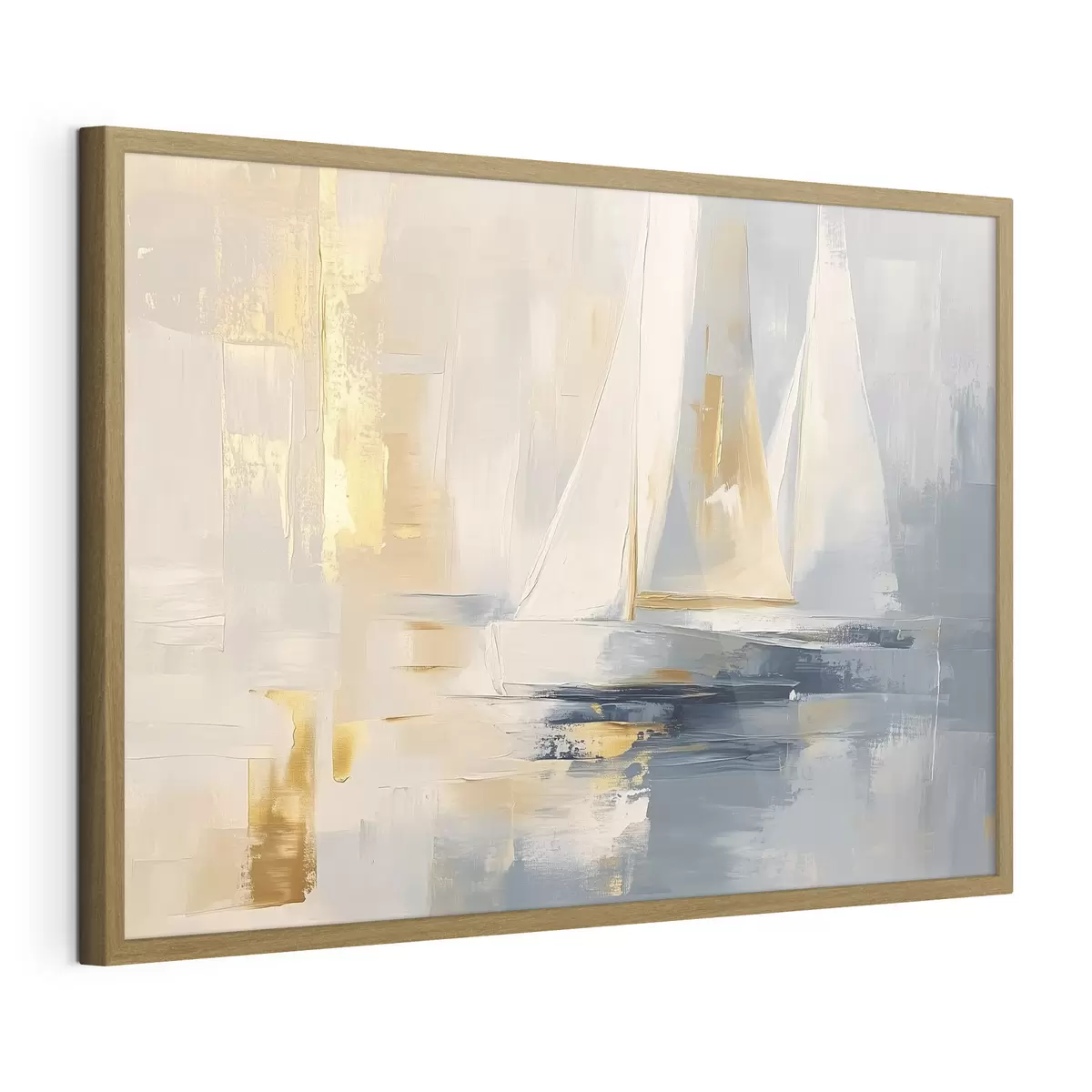 Poster Segel in blassem Gold f43500