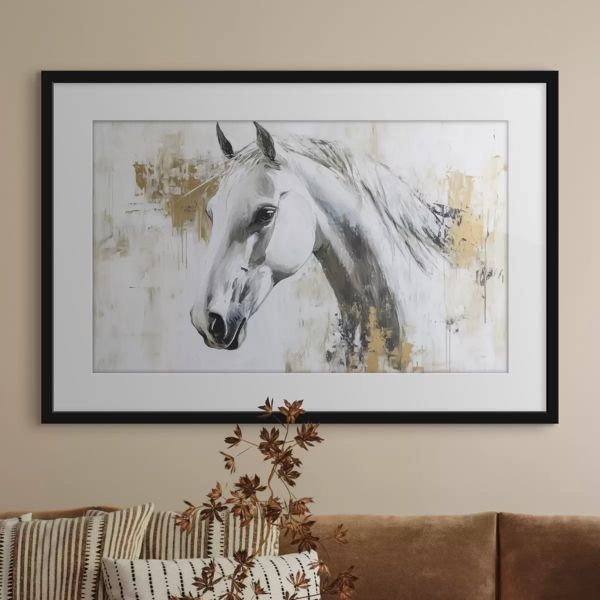 Poster Pferd und Harmonie f43497