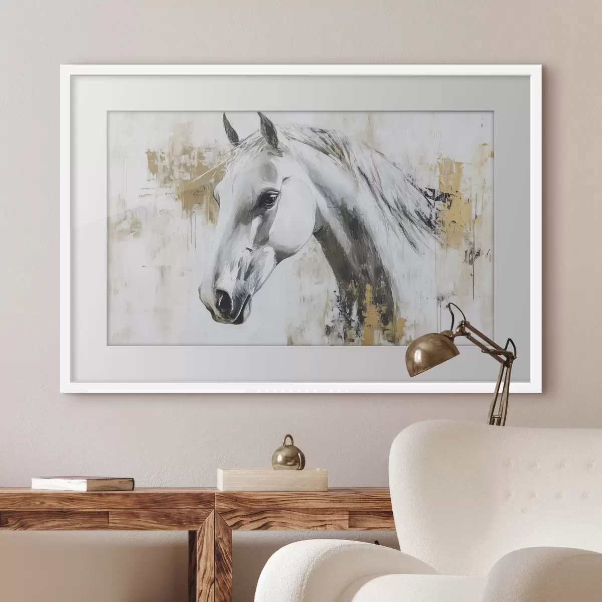 Poster Pferd und Harmonie f43497