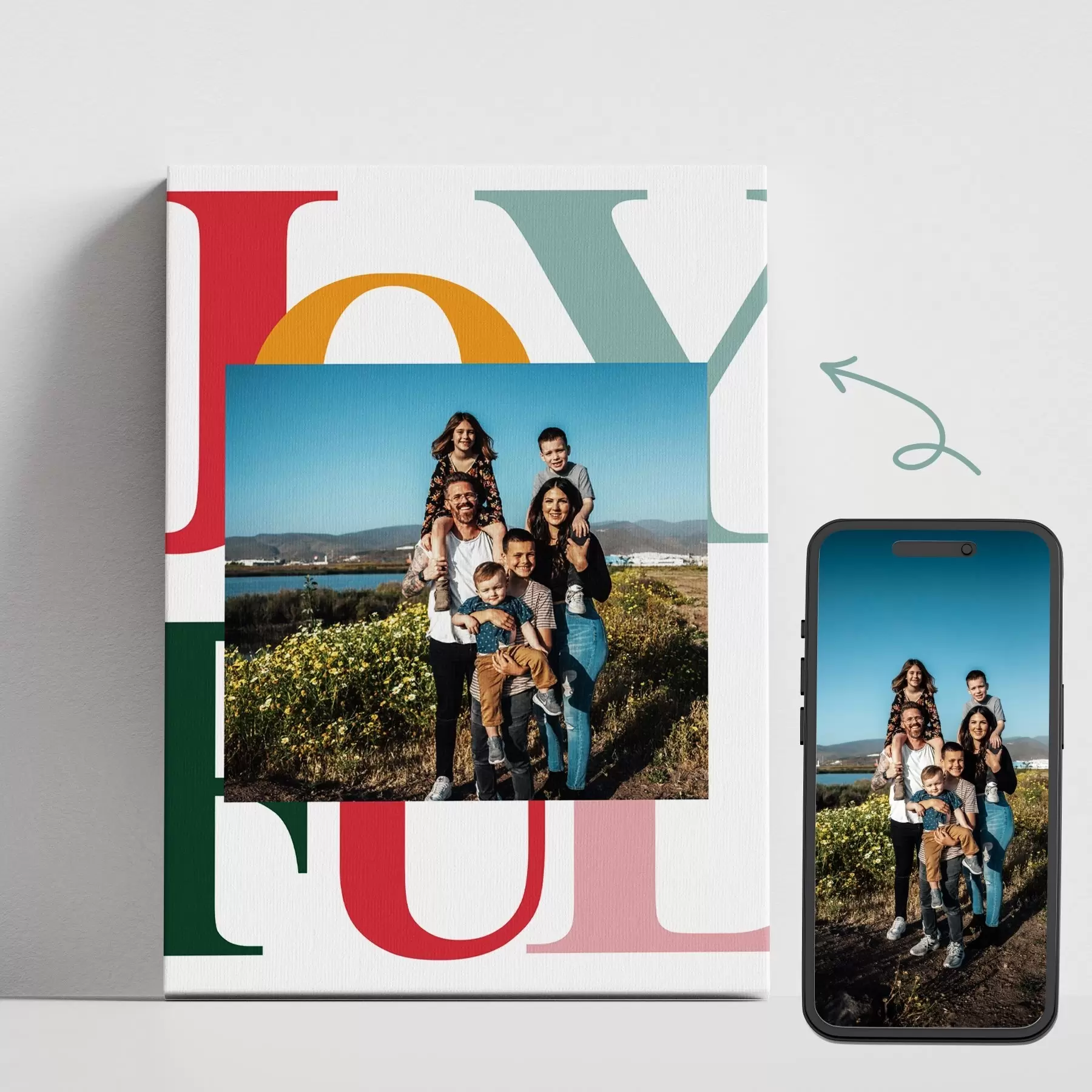 Fototapete Collage auf Leinwand kaufen s43671