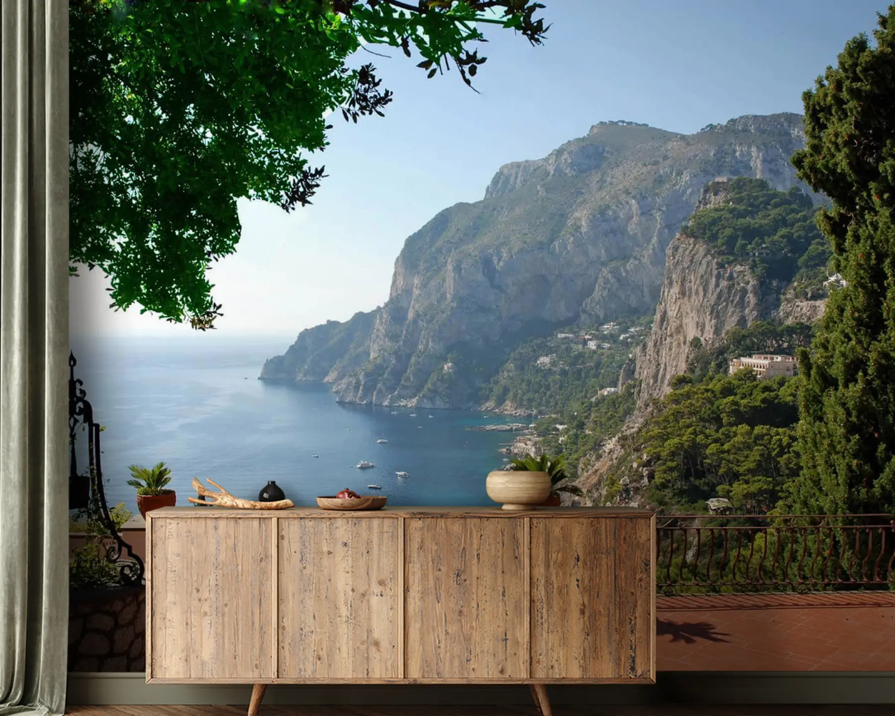 Fototapete Mediterrane Landschaft u53438