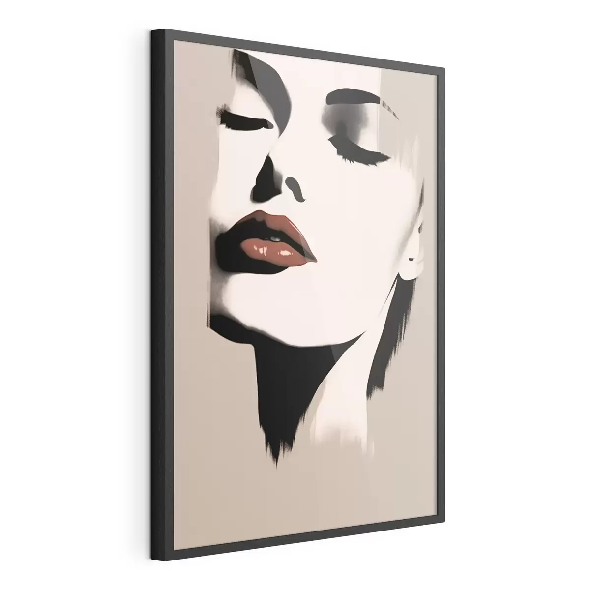 Poster Minimalistisches Frauenporträt f43527