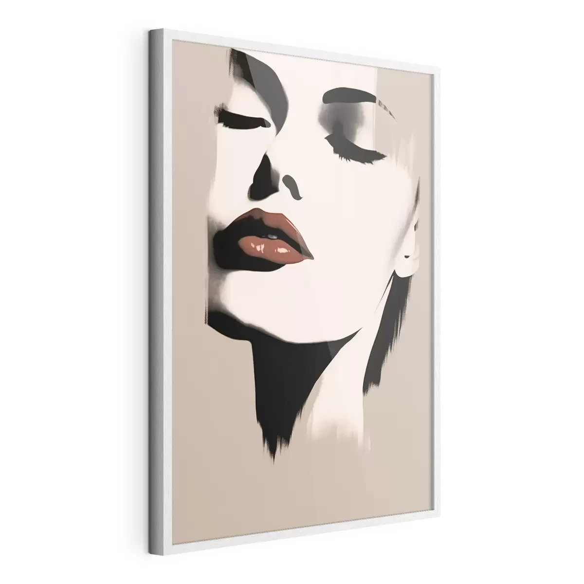 Poster Minimalistisches Frauenporträt f43527