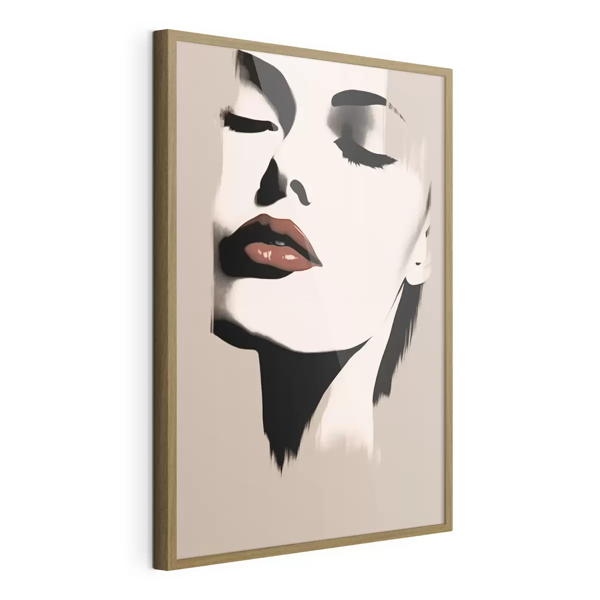 Poster Minimalistisches Frauenporträt f43527