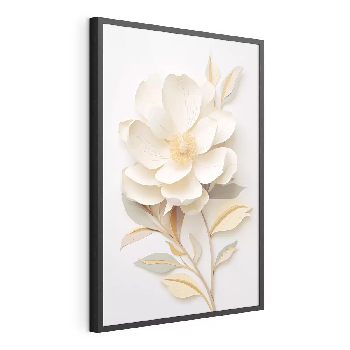 Poster Elegantes Papier Blüte f43569