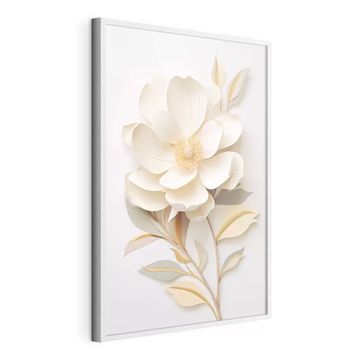 Poster Elegantes Papier Blüte f43569