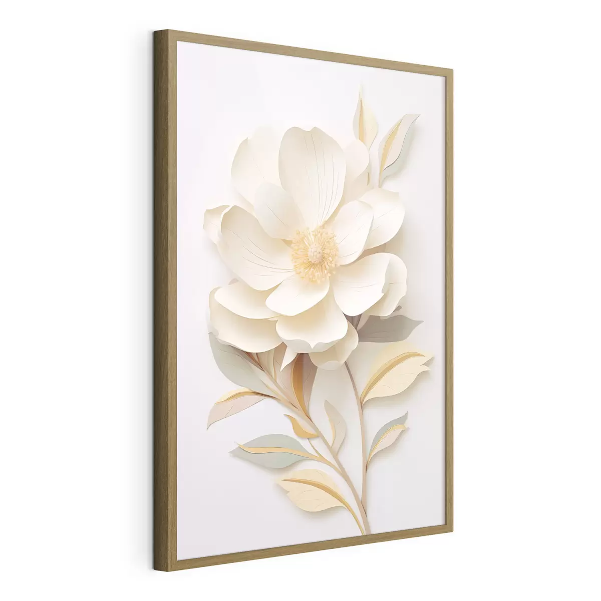 Poster Elegantes Papier Blüte f43569