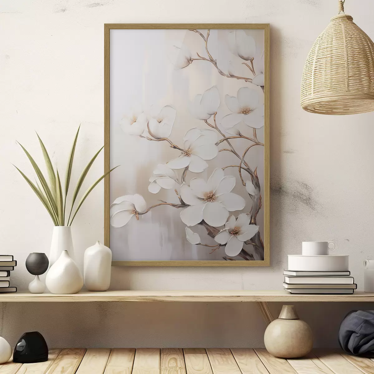 Poster Zarte Blüten f43560