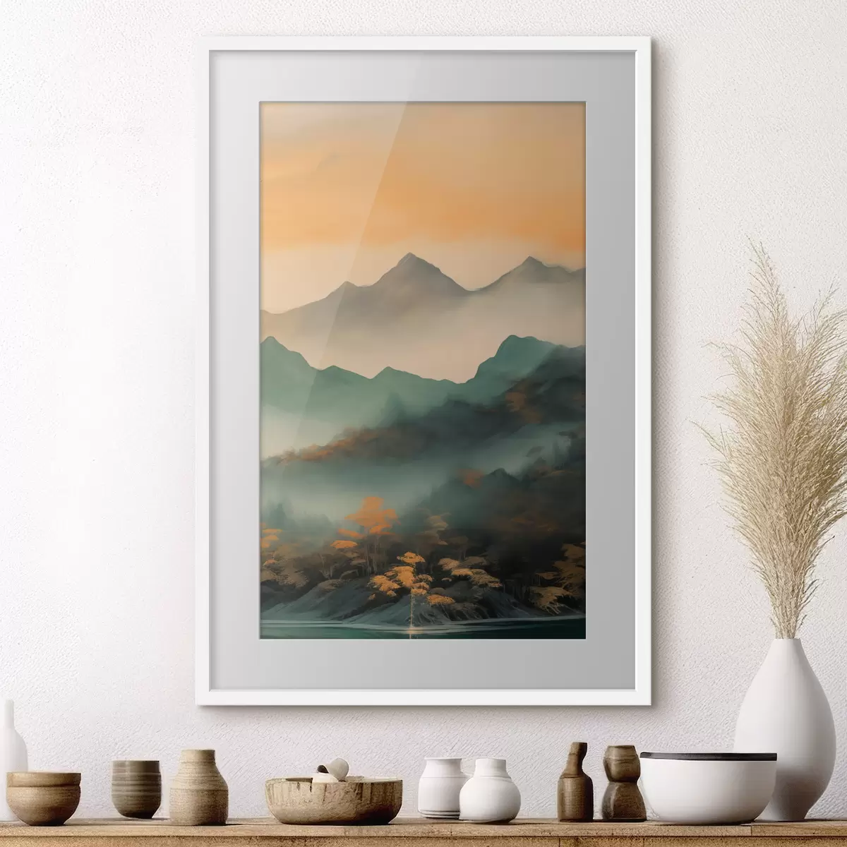 Poster Gelassene Höhen f43590