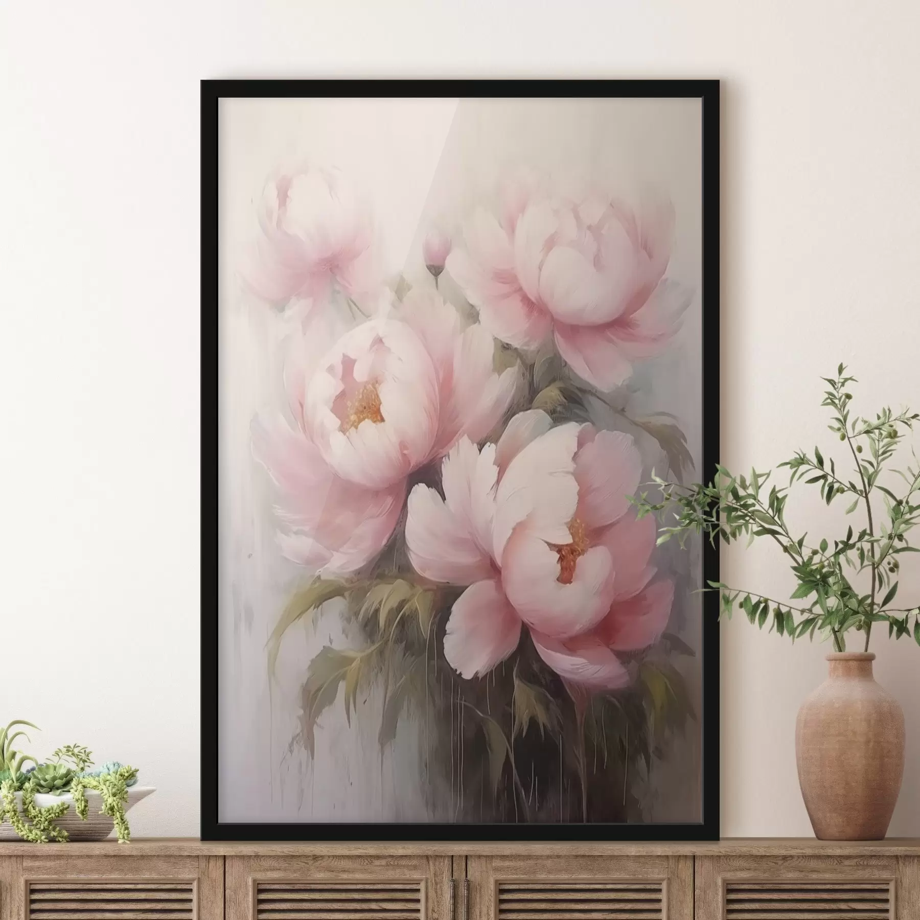 Fototapete Blüten in sanften Pastellfarben f43515