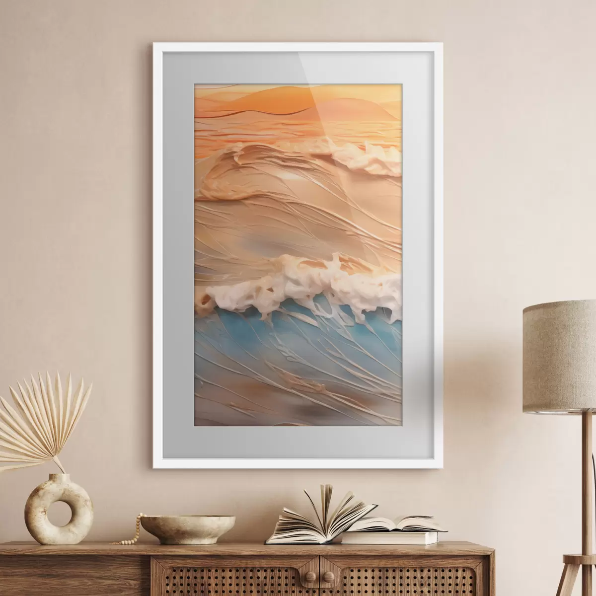 Poster Wellen der Gelassenheit f43591