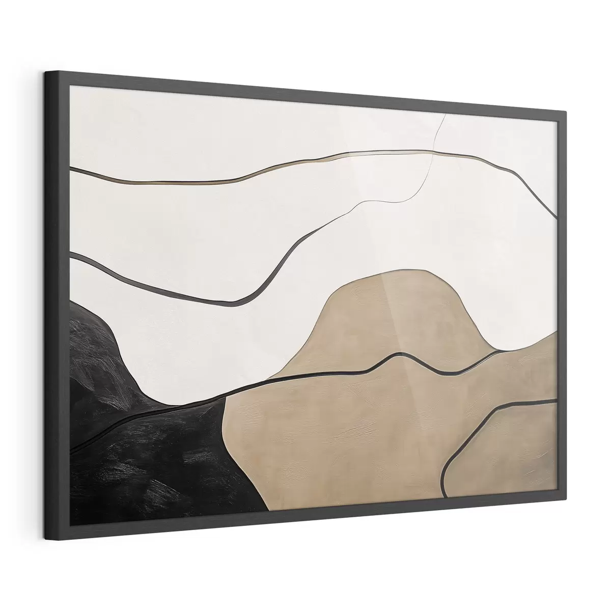 Poster Abstraktion mit Texturimitation f42998