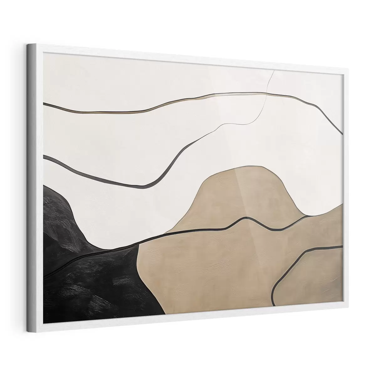 Poster Abstraktion mit Texturimitation f42998