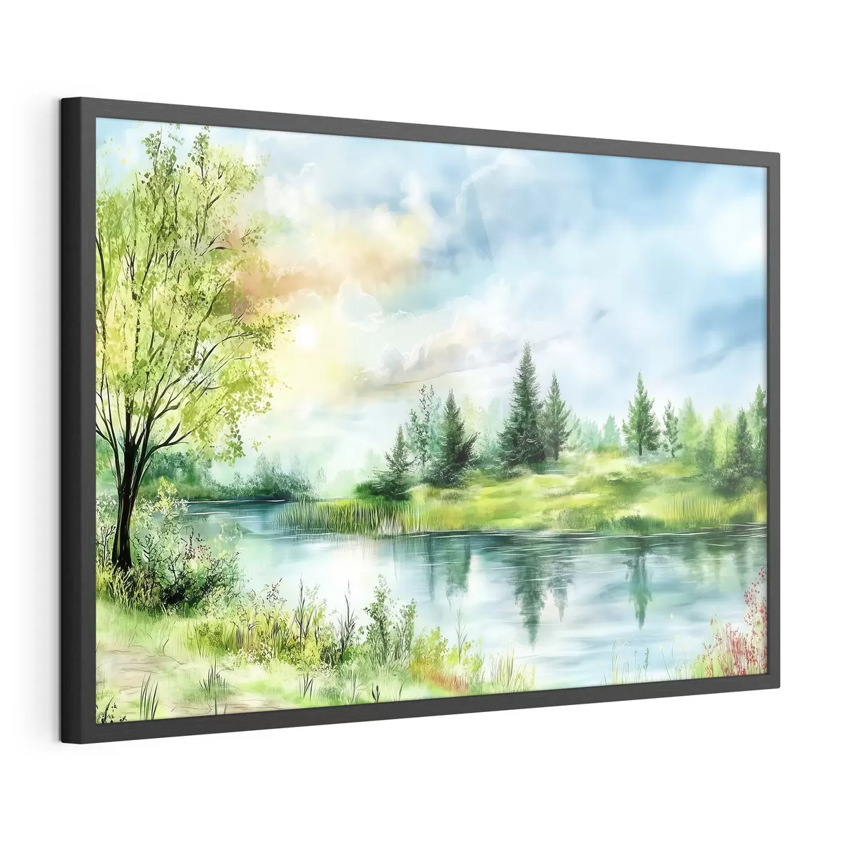 Poster Schöner Blick auf den See f43923