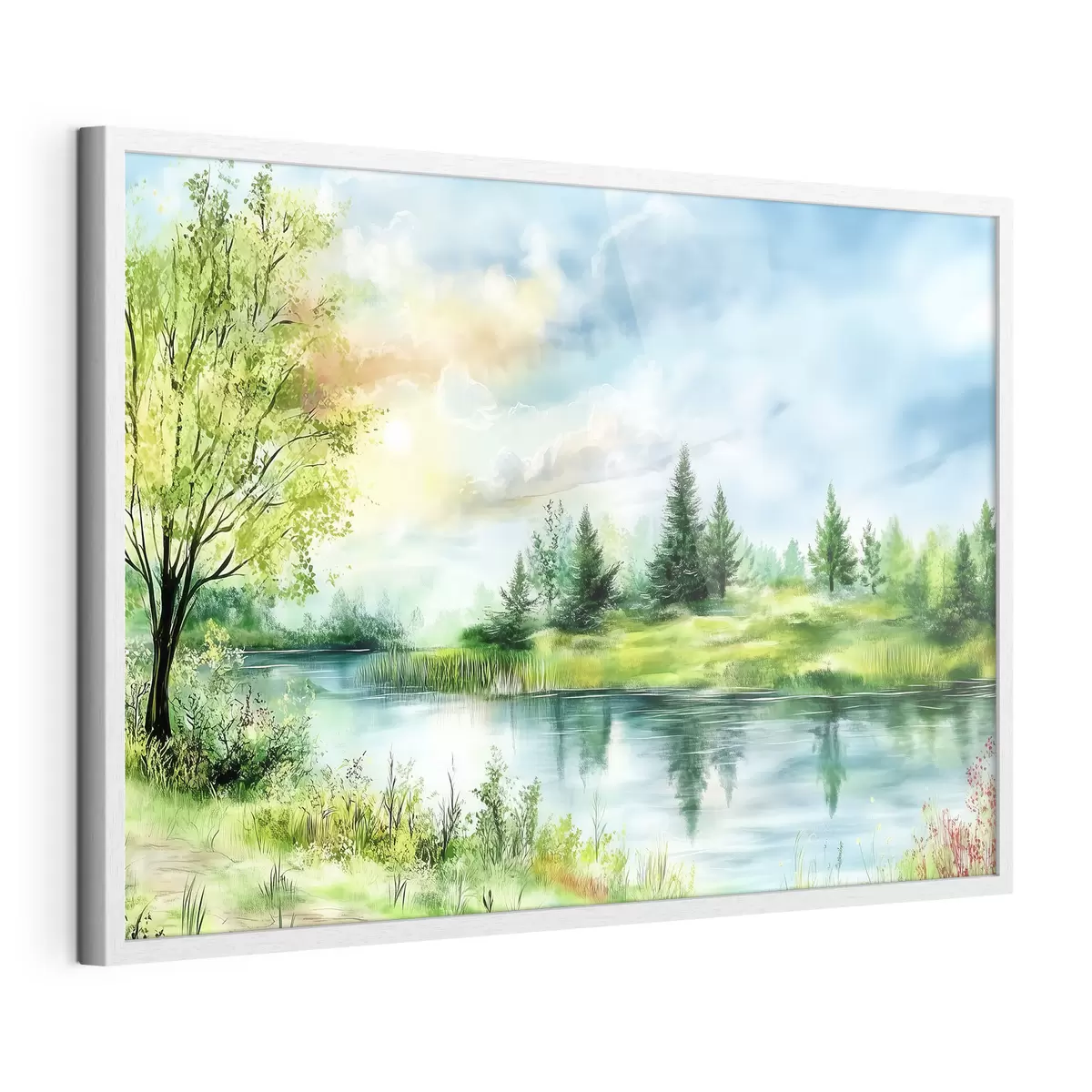 Poster Schöner Blick auf den See f43923