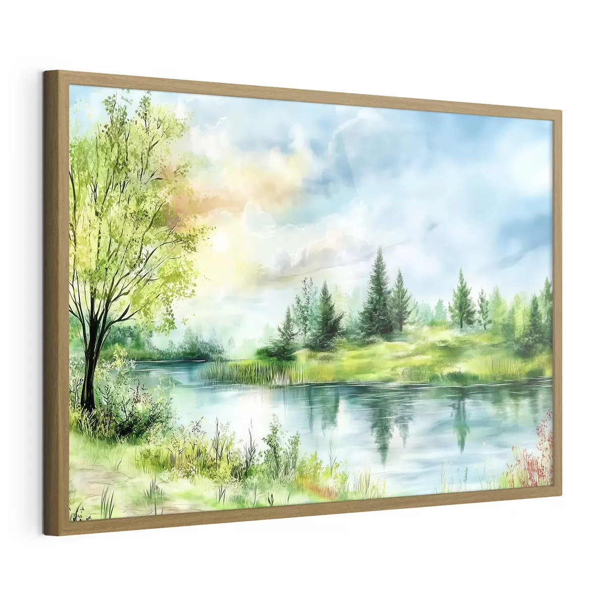 Poster Schöner Blick auf den See f43923