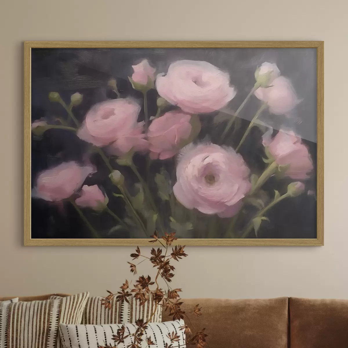 Poster Rosa Blumen f43221