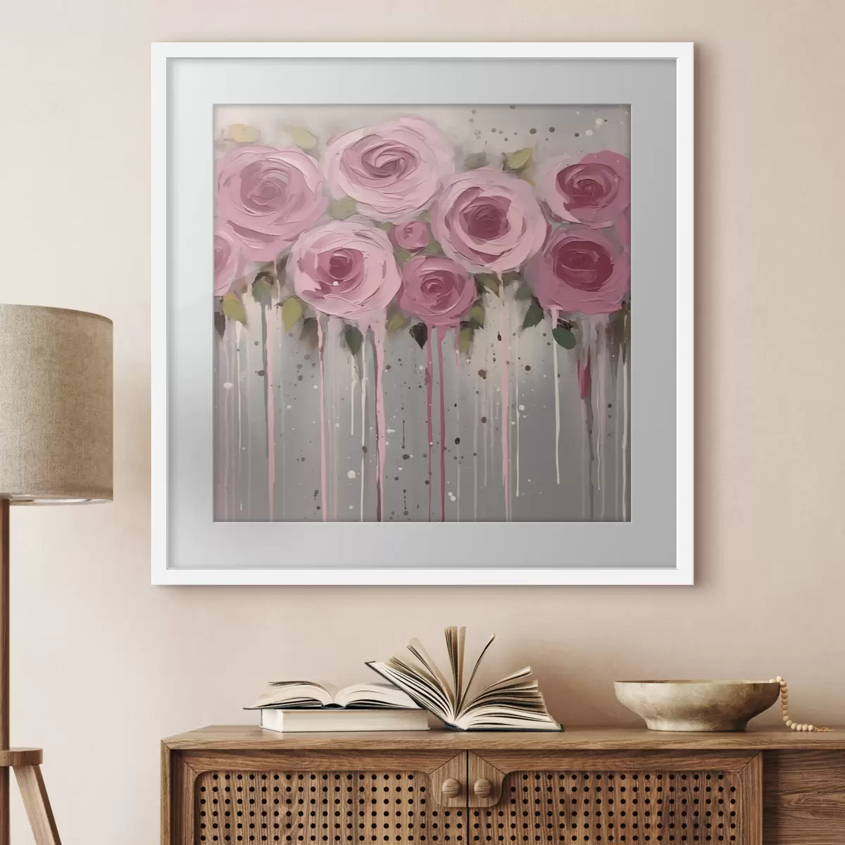 Poster Rosen Abstraktion Blumen f43930