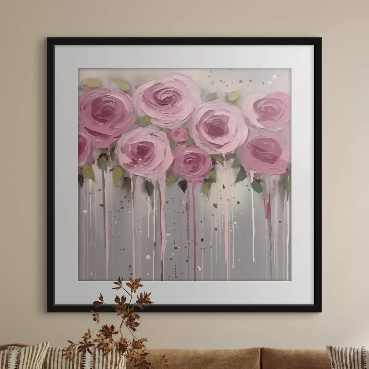 Poster Rosen Abstraktion Blumen f43930