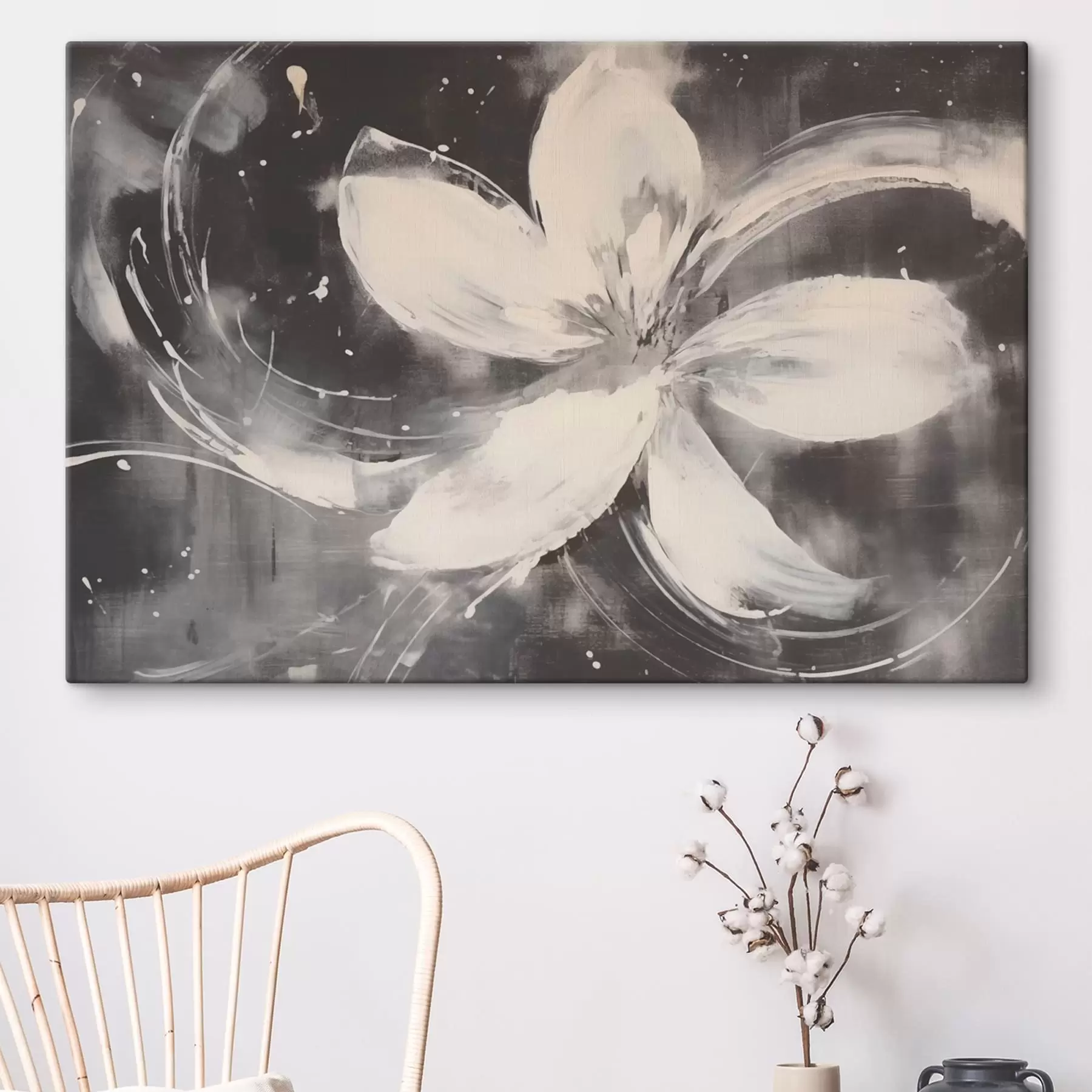 Fototapete Große abstrakte Blume s43222