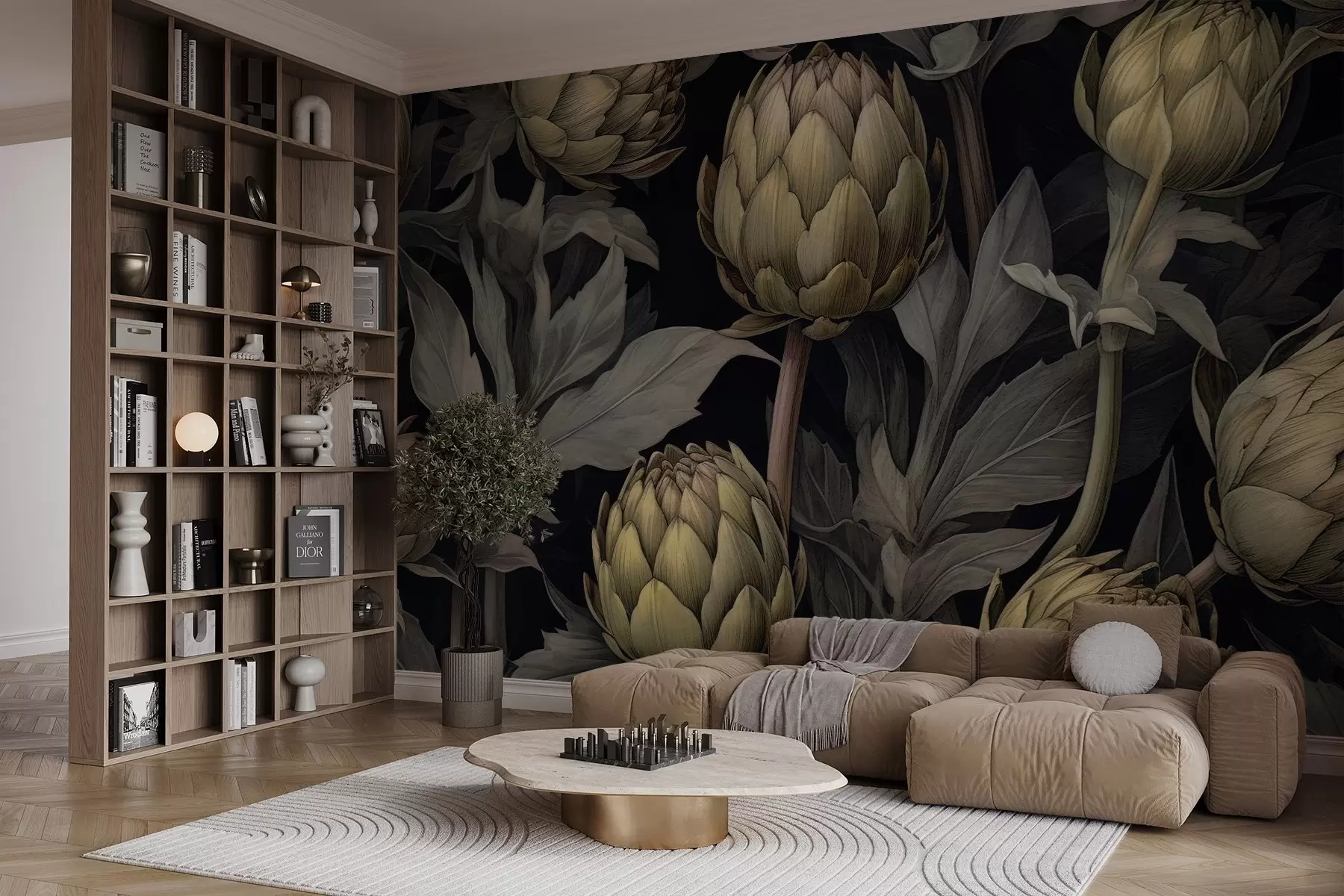 Fototapete Artischockengarten Eleganz w03628v1