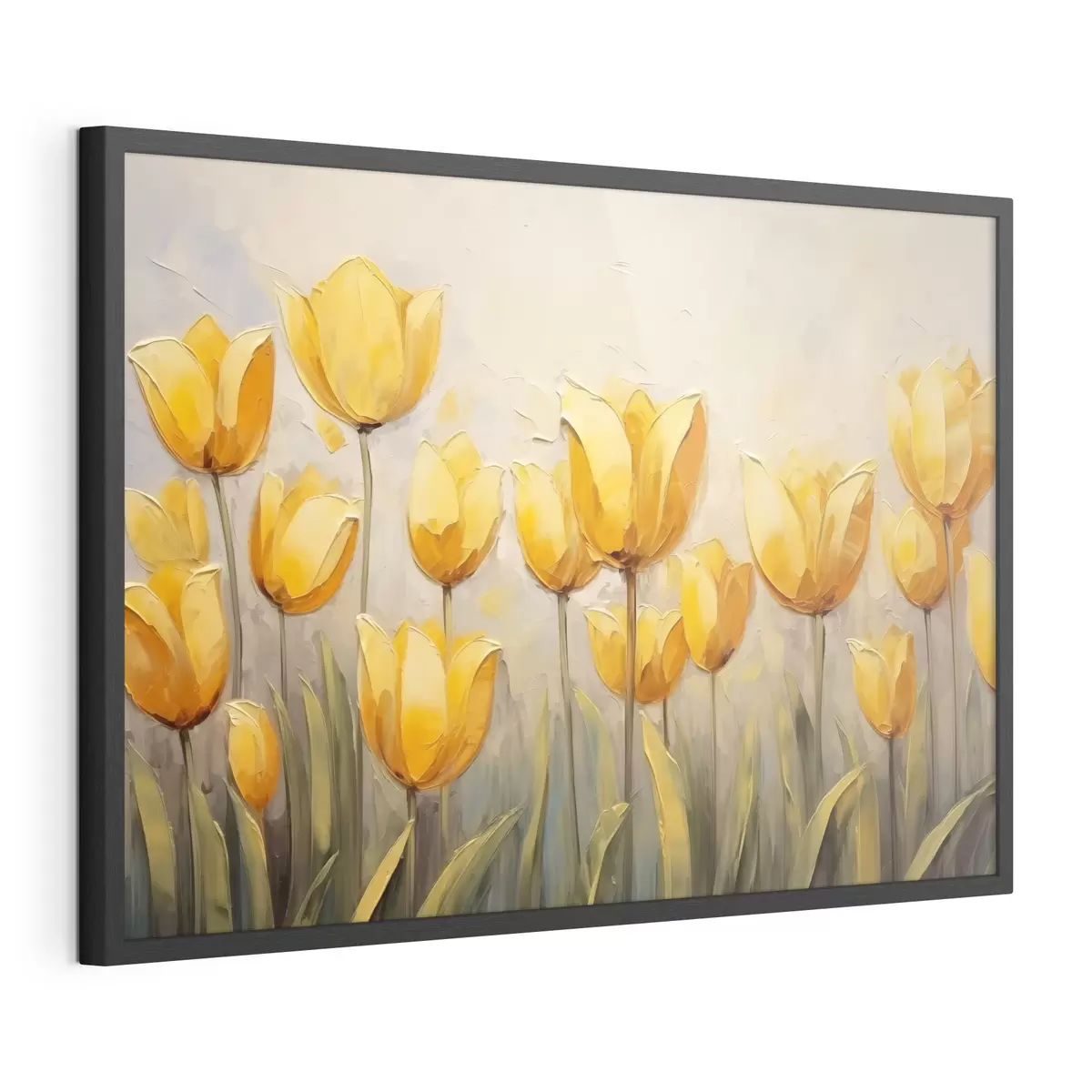 Poster Gelbe Tulpen f43977