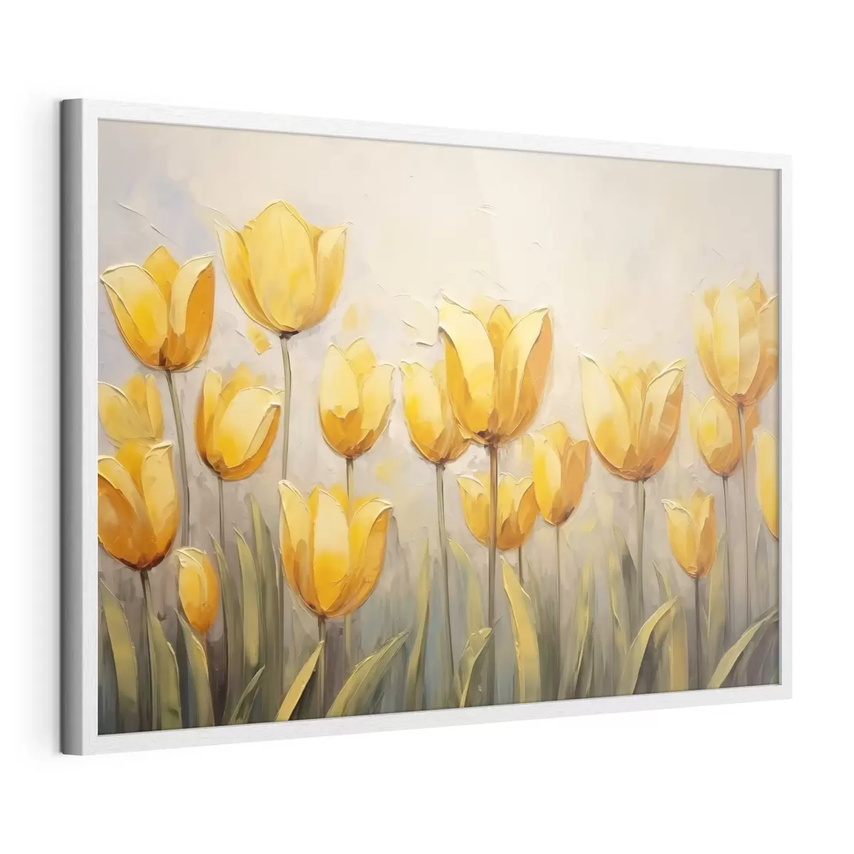 Poster Gelbe Tulpen f43977