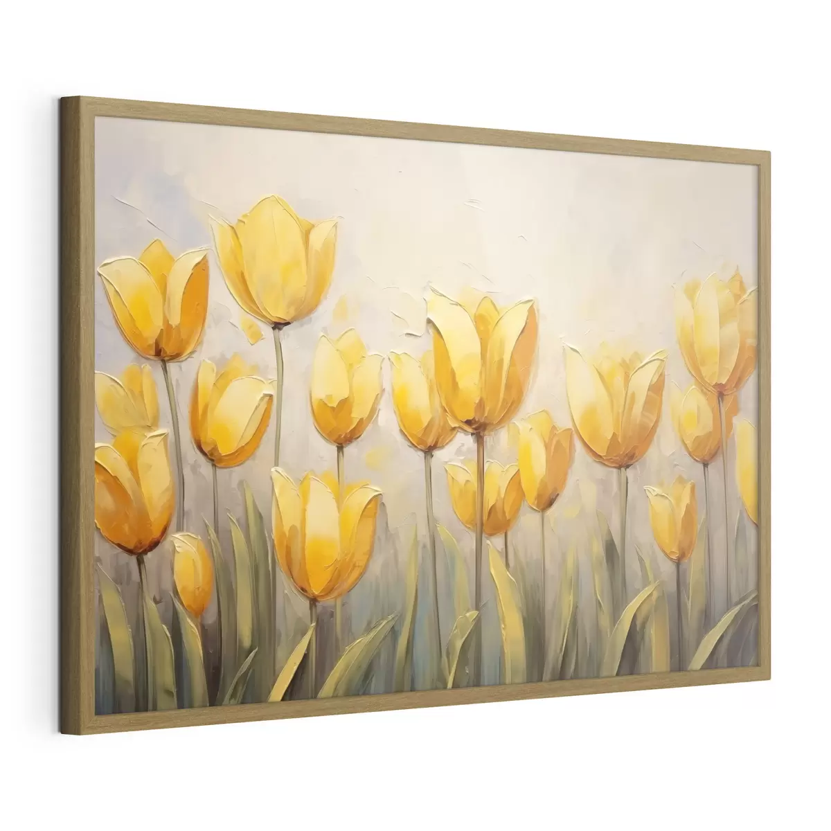 Poster Gelbe Tulpen f43977