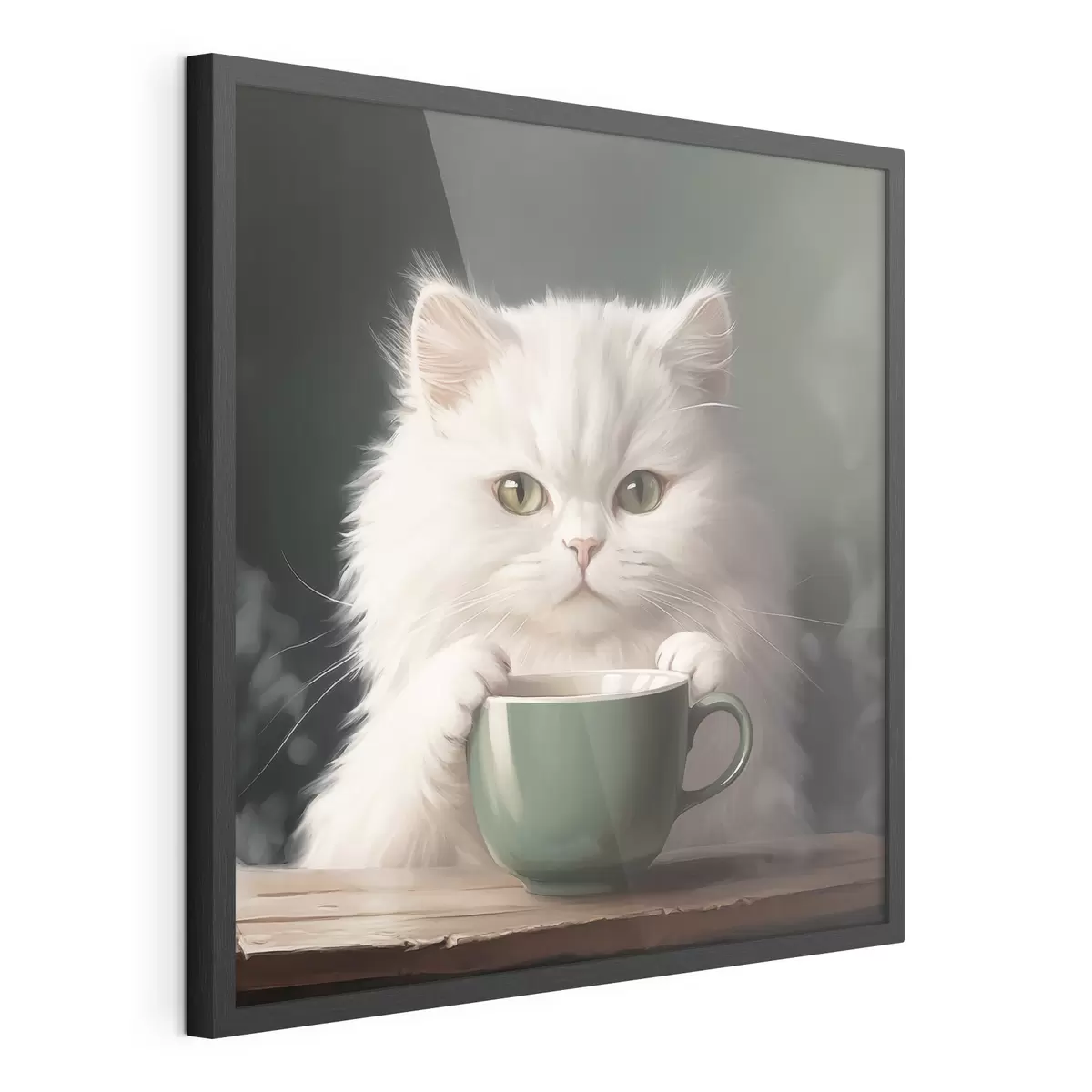 Poster Tee mit der Katze f44032