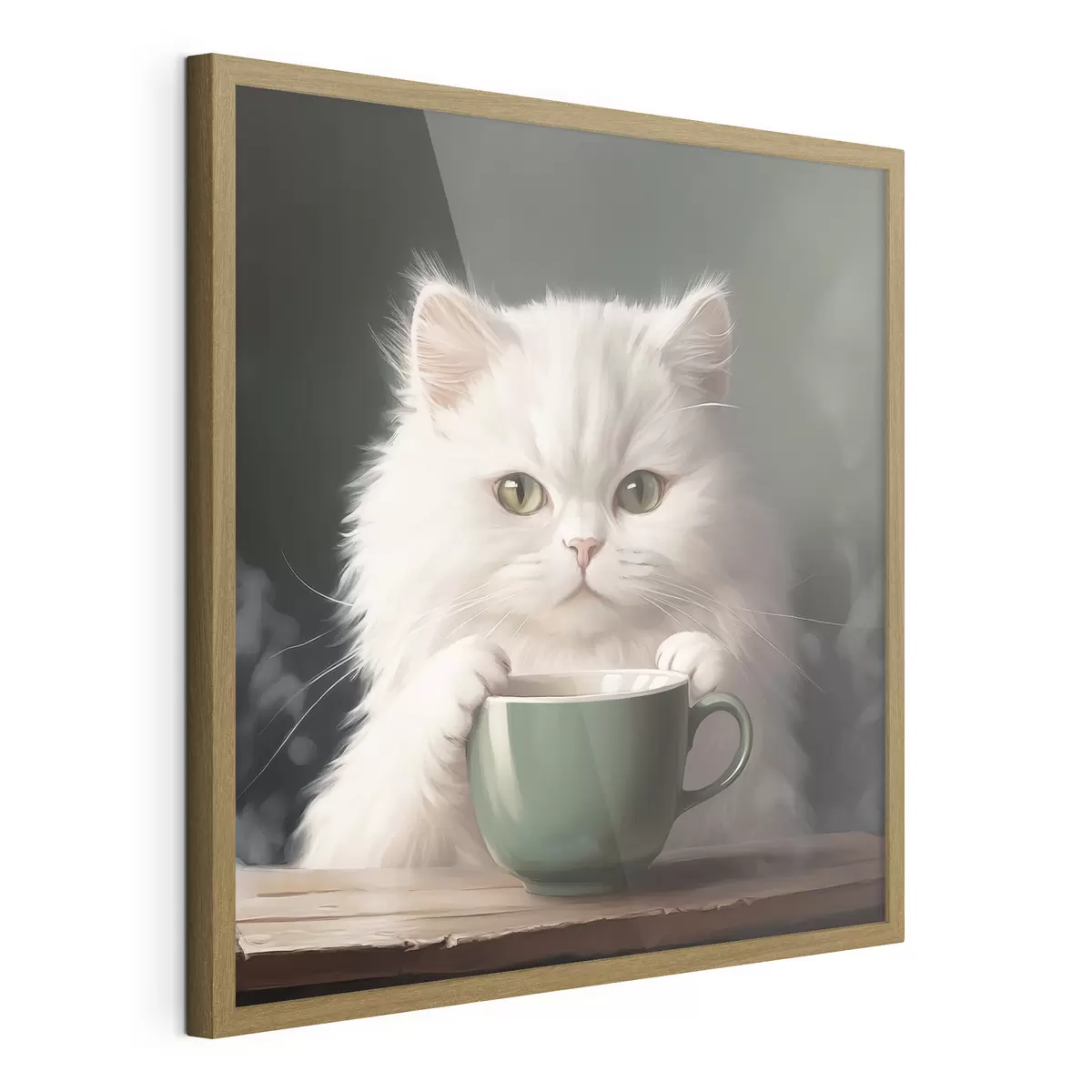 Poster Tee mit der Katze f44032