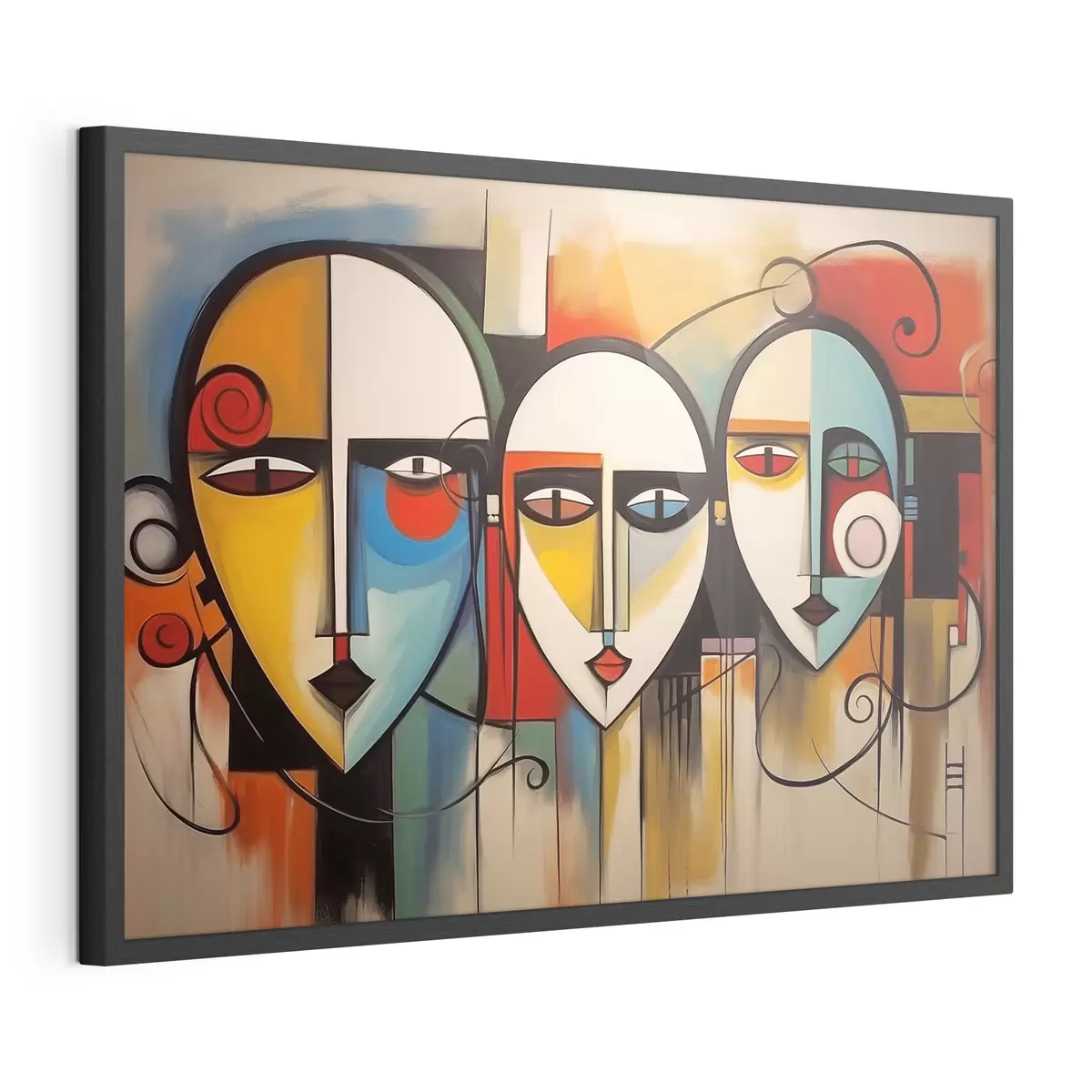 Poster Abstrakte Gesichter f44118