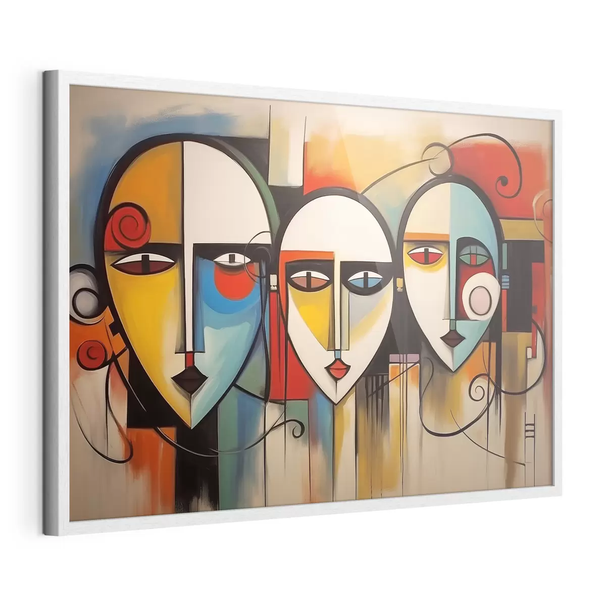 Poster Abstrakte Gesichter f44118