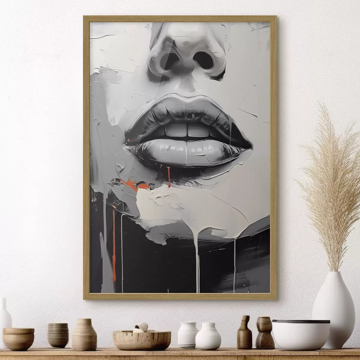 Poster Gesichter f44119